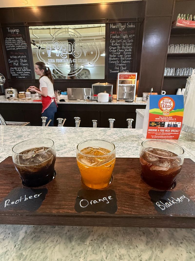 Sodas Stirred by Hand, One Glass at a Time Sodas Stirred by Hand, One Glass at a Time