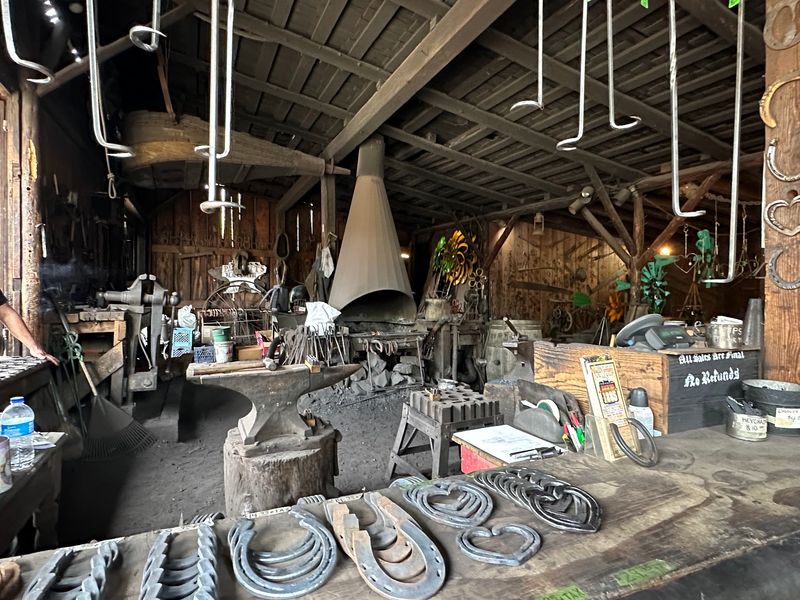 Sparks Fly at the Blacksmith Shop
