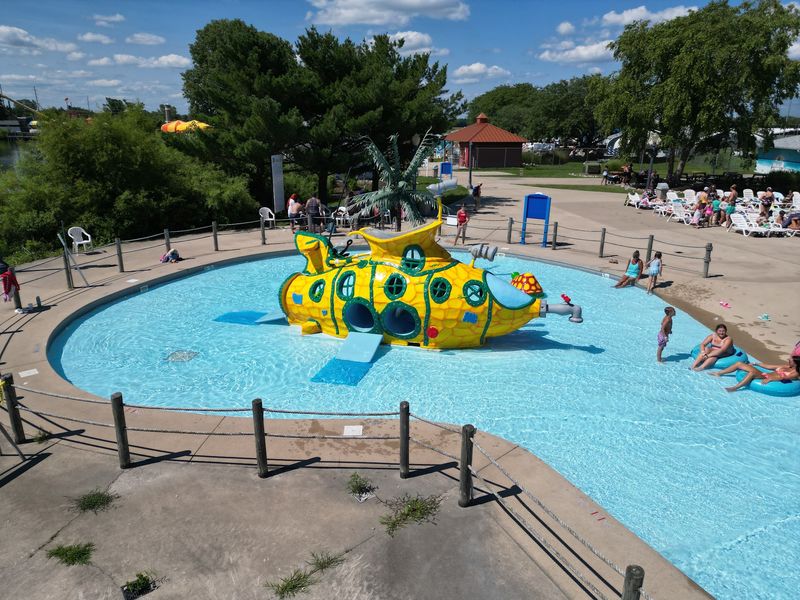Splash Pad and Play Areas for Young Children