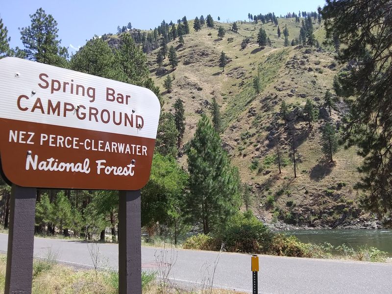 Spring Bar Campground, Riggins, Idaho Spring Bar Campground, Riggins, Idaho