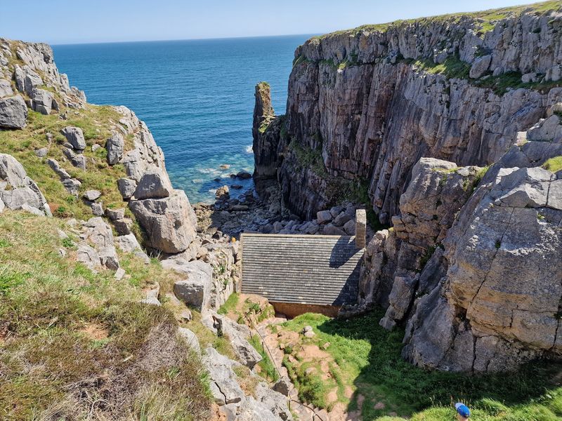 St. Govan's Chapel, Pembrokeshire, Wales, UK St. Govan's Chapel, Pembrokeshire, Wales, UK