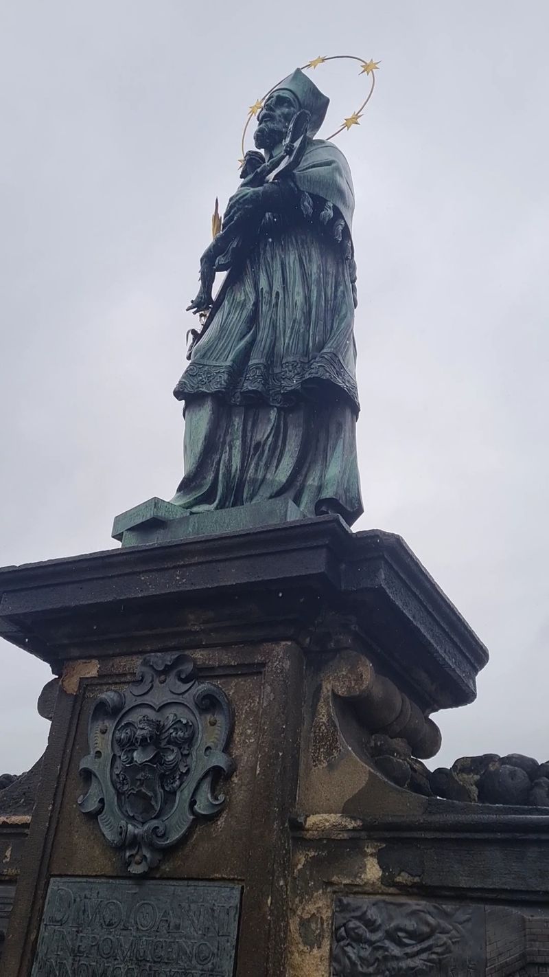 St. John of Nepomuk Statue - Prague, Czech Republic St. John of Nepomuk Statue - Prague, Czech Republic