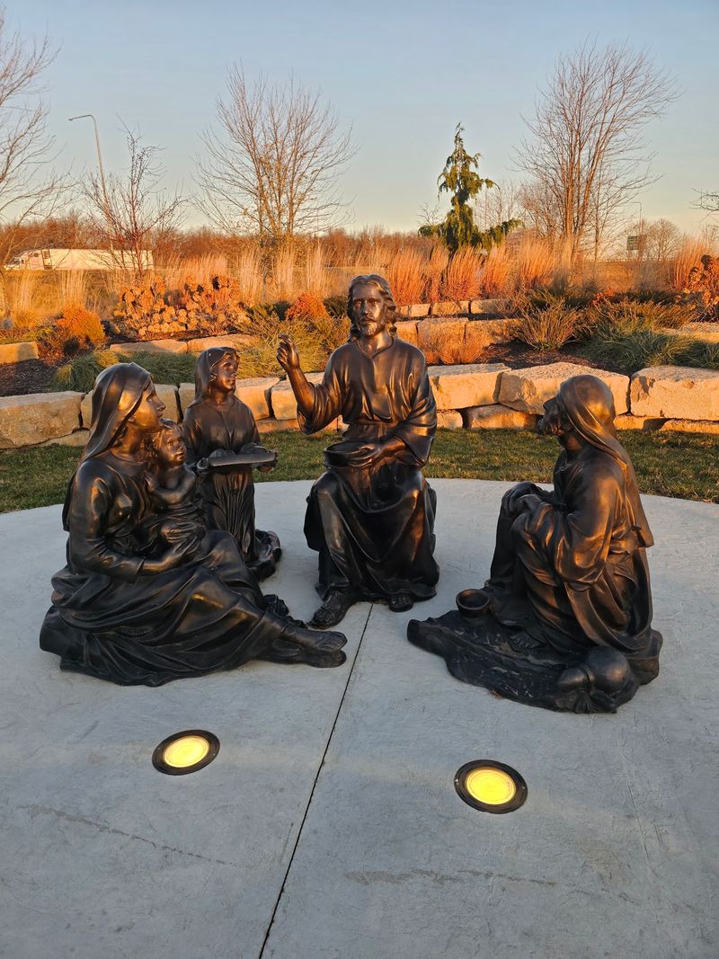Statues Depicting Jesus's Life Story