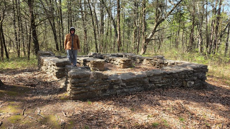 Stone Foundations and the Footprint of a Forgotten Town Stone Foundations and the Footprint of a Forgotten Town