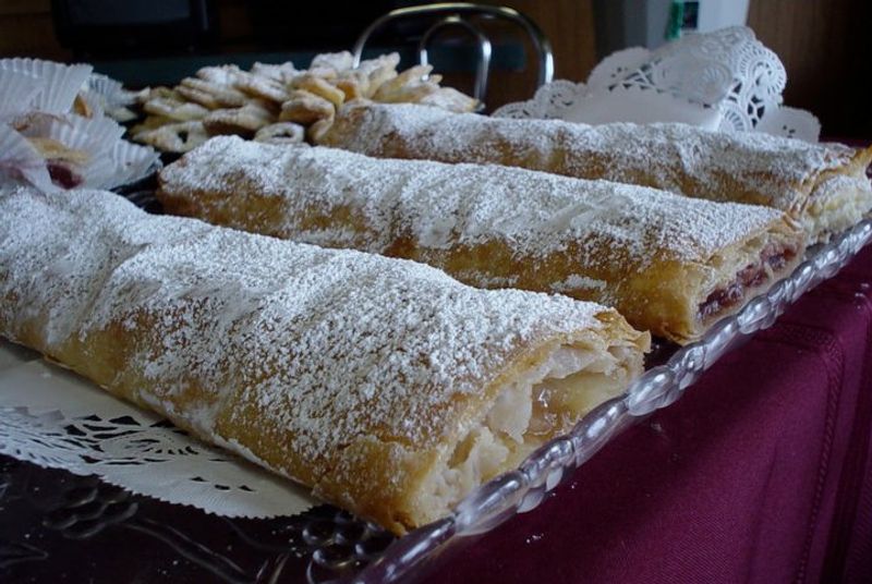Strudel, Nut Rolls, and the Rest of the Baked Goods Case Strudel, Nut Rolls, and the Rest of the Baked Goods Case