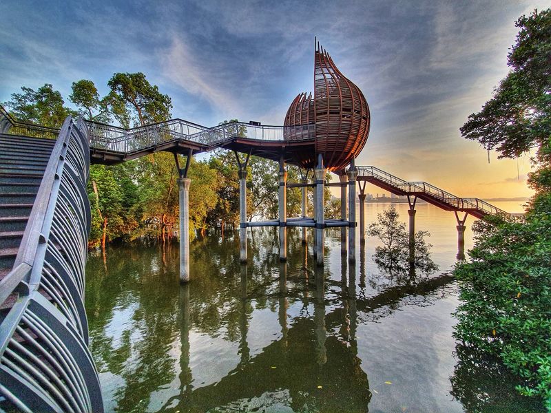 Sungei Buloh Wetland Reserve, Singapore, Singapore Sungei Buloh Wetland Reserve, Singapore, Singapore