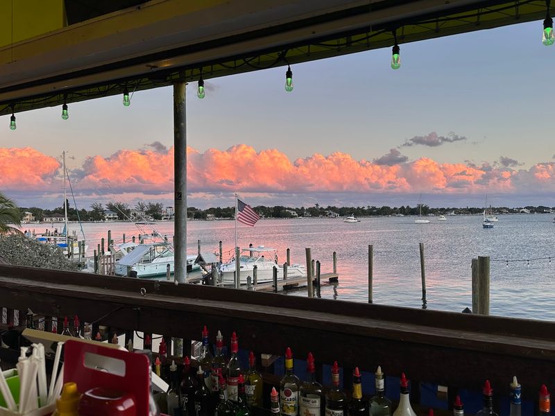 Sunset Dining on the Open-Air Dock Sunset Dining on the Open-Air Dock