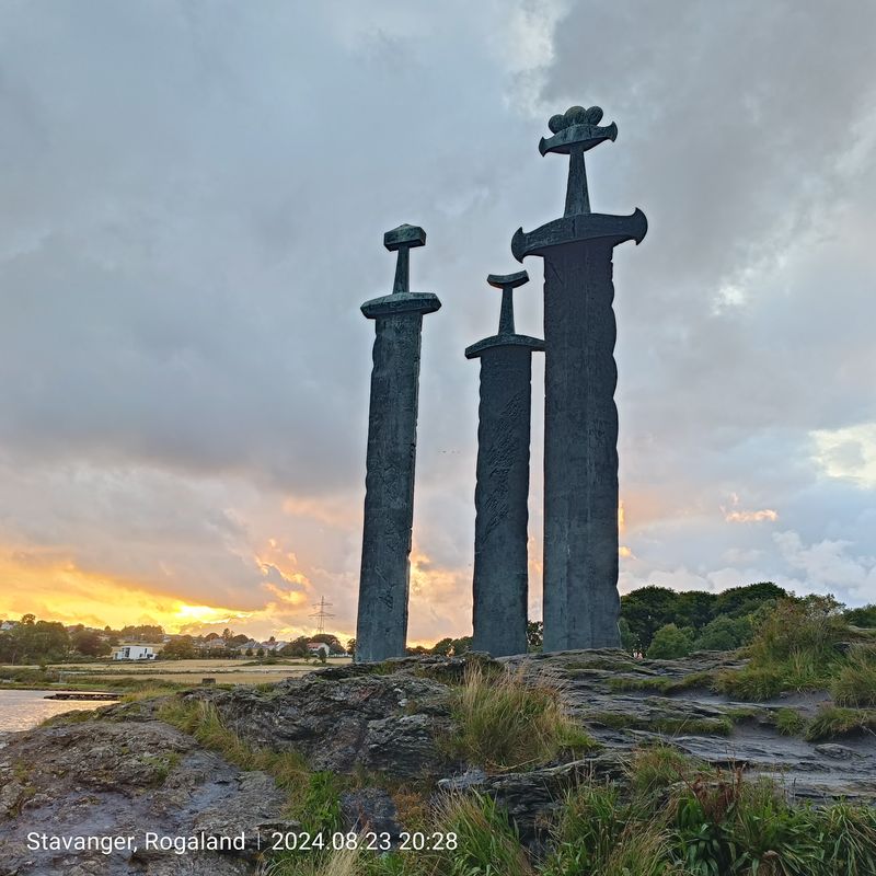 Swords in Rock and Hafrsfjord, Stavanger Swords in Rock and Hafrsfjord, Stavanger