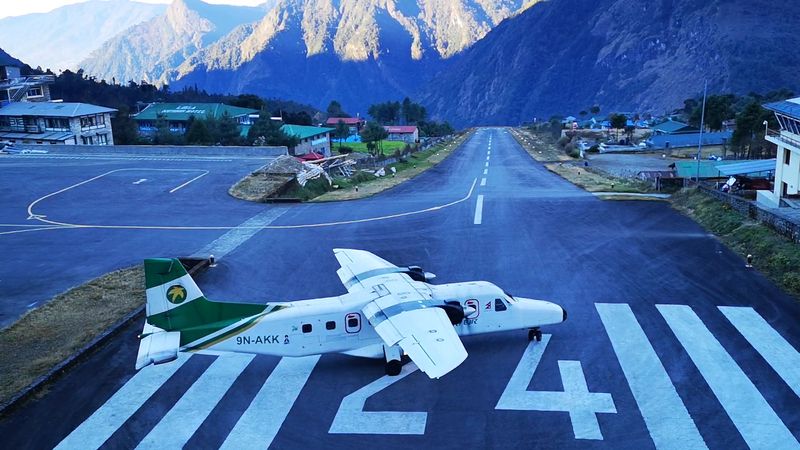 Tenzing-Hillary Airport, Lukla, Nepal Tenzing-Hillary Airport, Lukla, Nepal