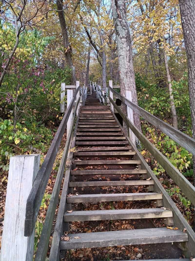 The 204-Step Staircase Down to the River The 204-Step Staircase Down to the River