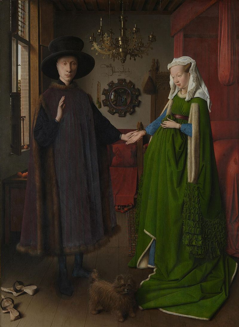The Arnolfini Portrait by Jan van Eyck The Arnolfini Portrait by Jan van Eyck
