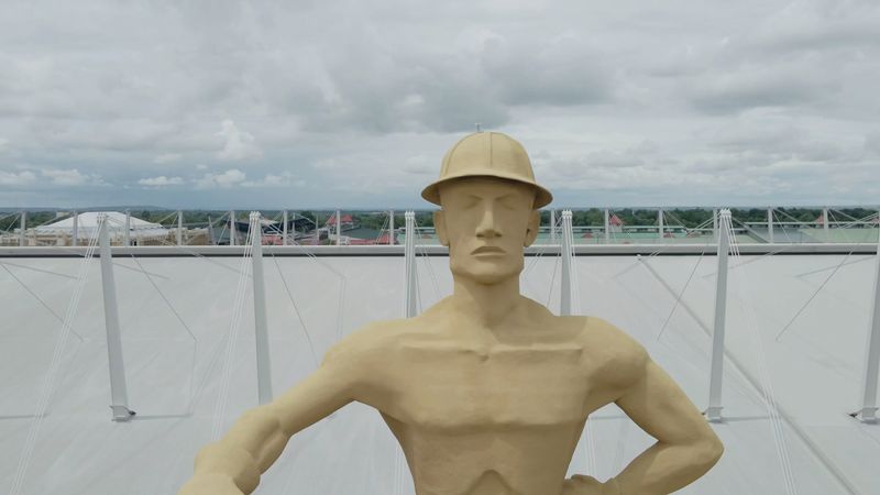 The Art Deco Architecture Hiding Behind Him The Art Deco Architecture Hiding Behind Him