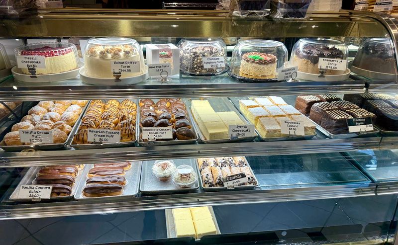 The Bakery Case and the Desserts The Bakery Case and the Desserts