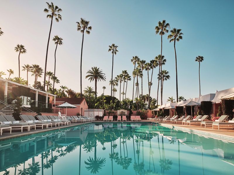 The Beverly Hills Hotel, Beverly Hills, California The Beverly Hills Hotel, Beverly Hills, California