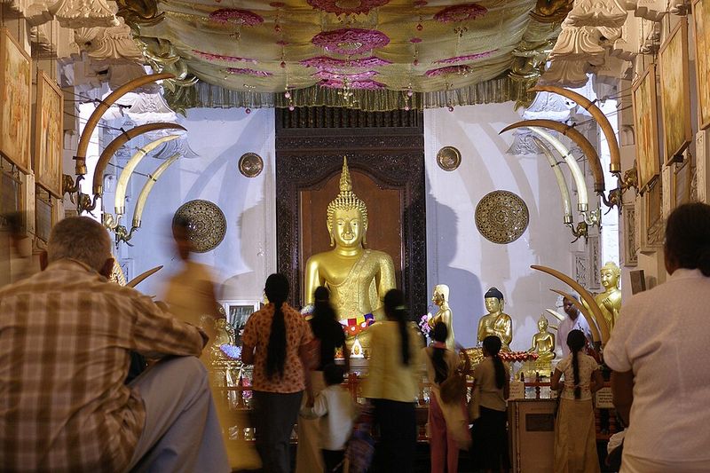 The Buddha's Tooth Relic in Sri Lanka