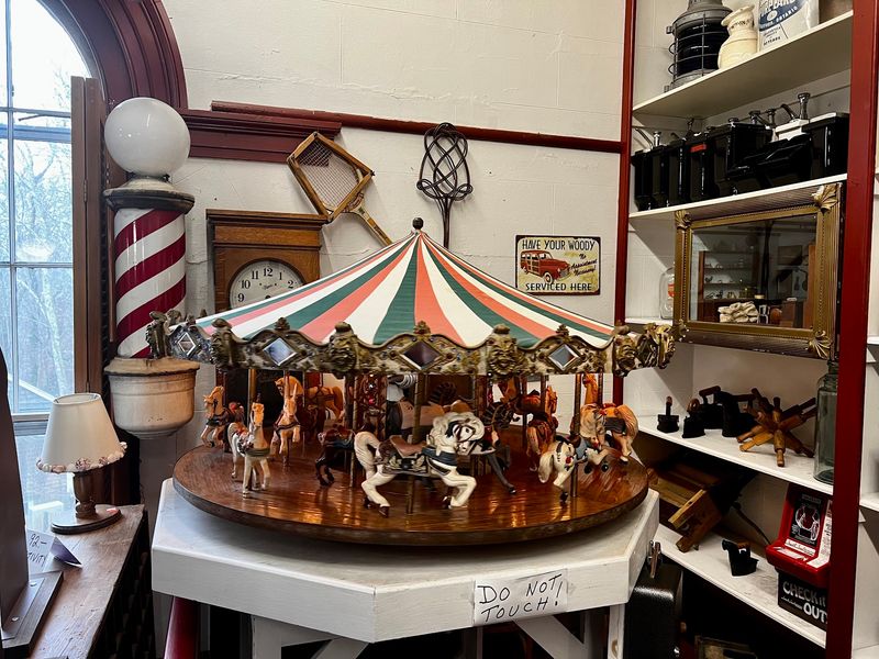 The Coin-Operated Carousel Upstairs