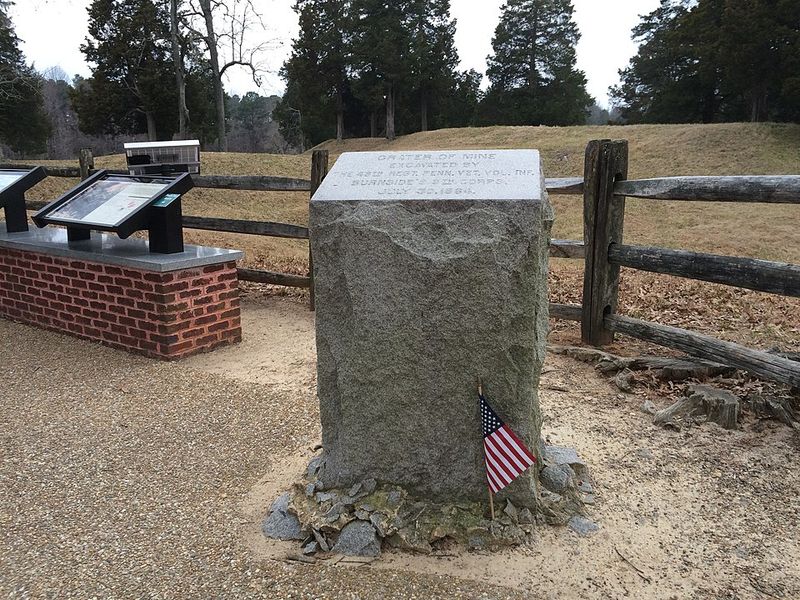 The Crater at Petersburg National Battlefield, Virginia The Crater at Petersburg National Battlefield, Virginia