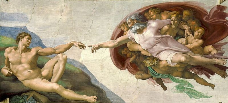 The Creation of Adam by Michelangelo The Creation of Adam by Michelangelo