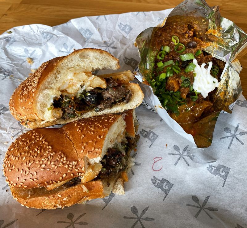 The Creative Steak and Potato Sandwich The Creative Steak and Potato Sandwich