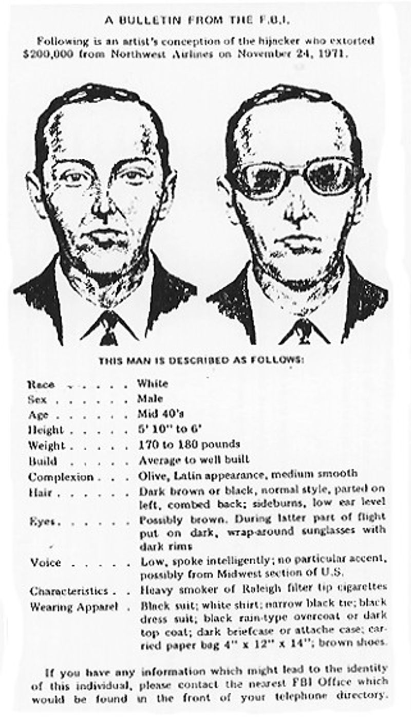 The D.B. Cooper Skyjacking (1971)