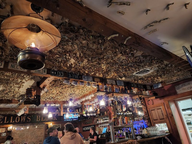 The Dollar Bill Ceiling Tradition With a Generous Twist The Dollar Bill Ceiling Tradition With a Generous Twist