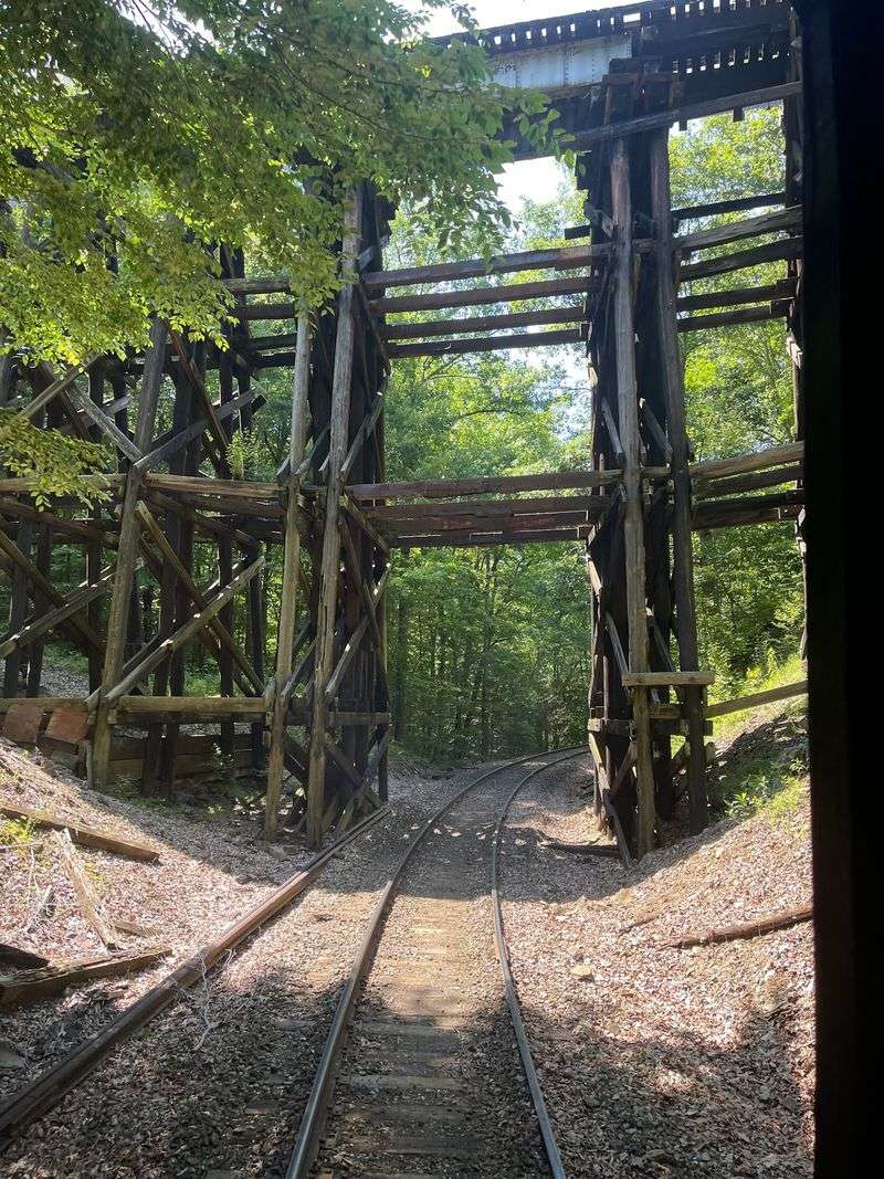 The Famous Loop Track and Trestle Bridge The Famous Loop Track and Trestle Bridge