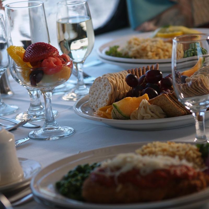 The Five-Course Meal That Anchors the Whole Evening The Five-Course Meal That Anchors the Whole Evening
