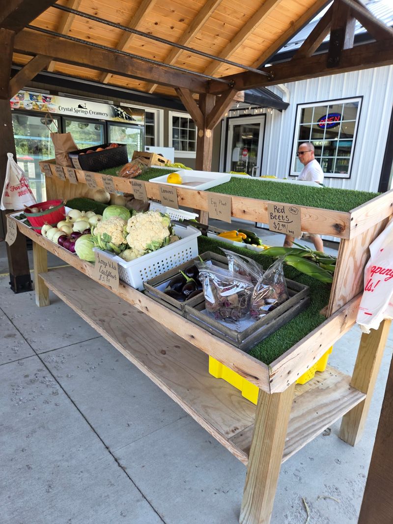 The Fresh Produce Stand Outside