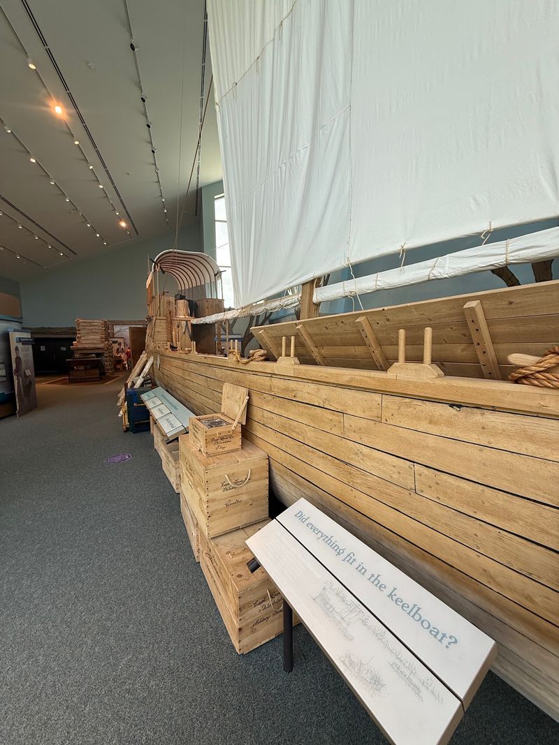 The Full-Size Keelboat Replica That Steals the Show The Full-Size Keelboat Replica That Steals the Show