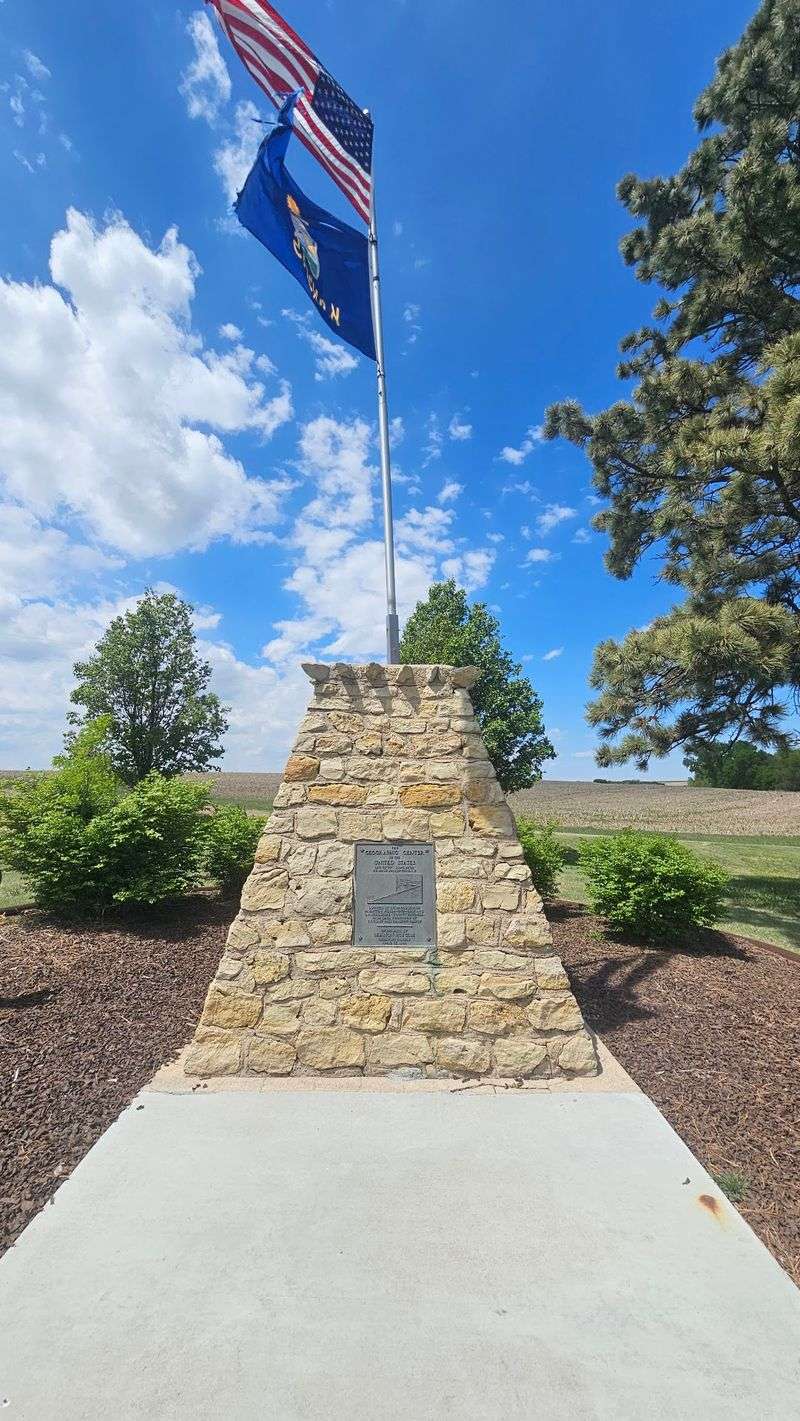 The Geographic Center of the United States, Lebanon, Kansas The Geographic Center of the United States, Lebanon, Kansas