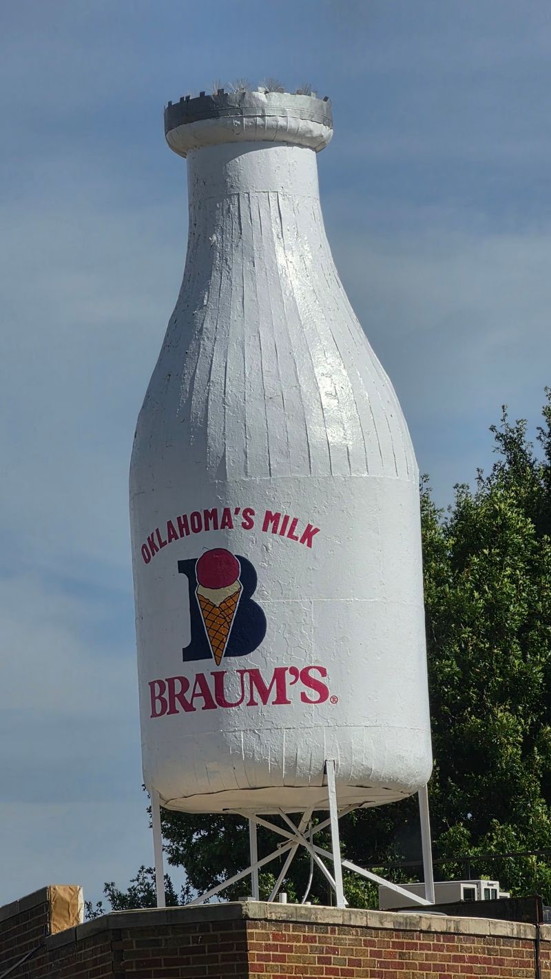 The Giant Milk Bottle Up Close The Giant Milk Bottle Up Close