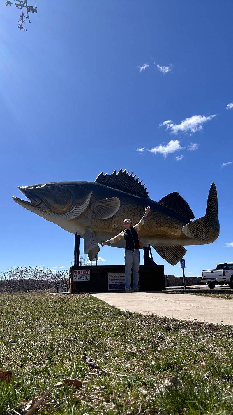 The Giant Walleye Statue: A Roadside Legend The Giant Walleye Statue: A Roadside Legend