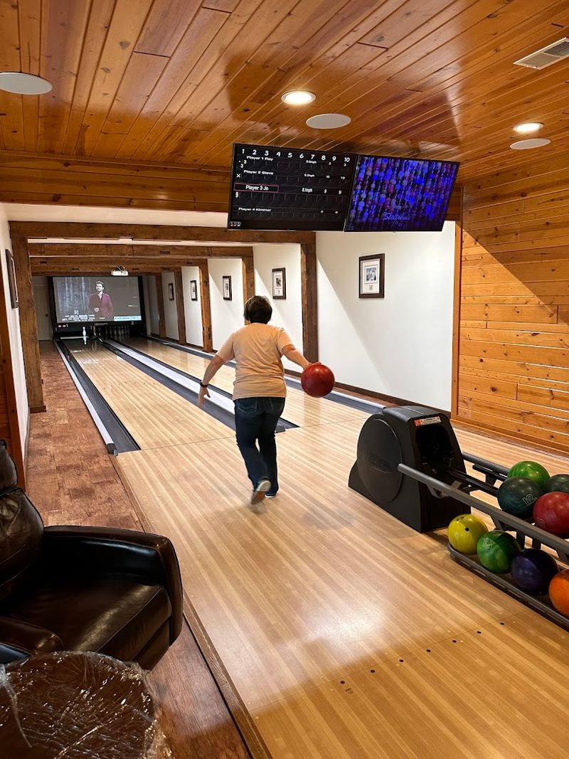 The Lanes Cabin and Its Surprise Bowling Alley The Lanes Cabin and Its Surprise Bowling Alley
