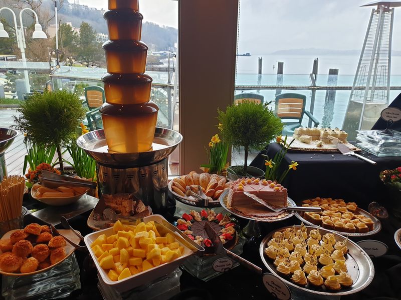 The Legendary Chocolate Fountain and House-Made Desserts