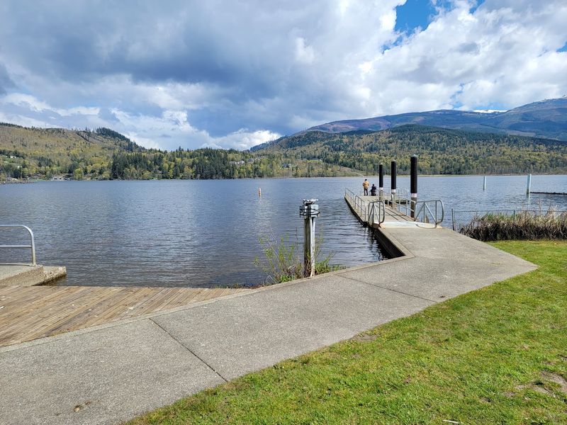 The Long Dock Where Anglers Gather