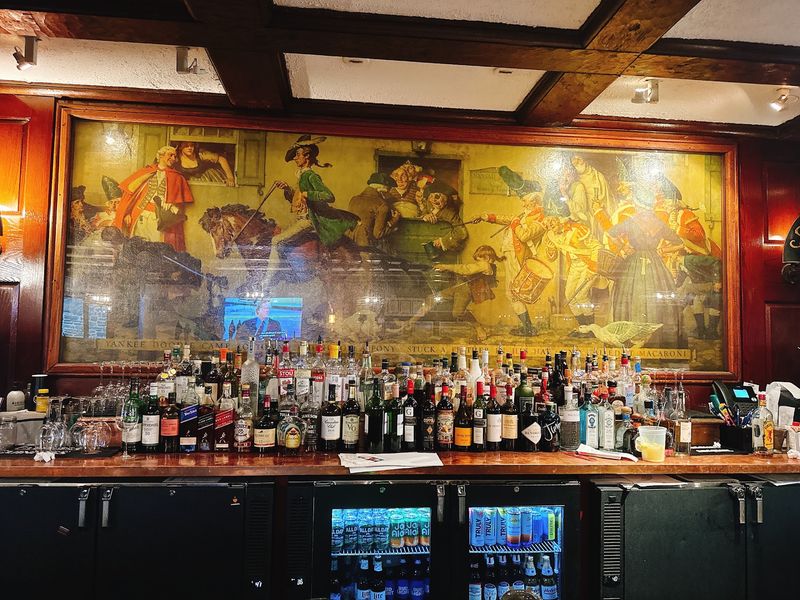 The Norman Rockwell Mural Behind The Room’s Fame The Norman Rockwell Mural Behind The Room’s Fame
