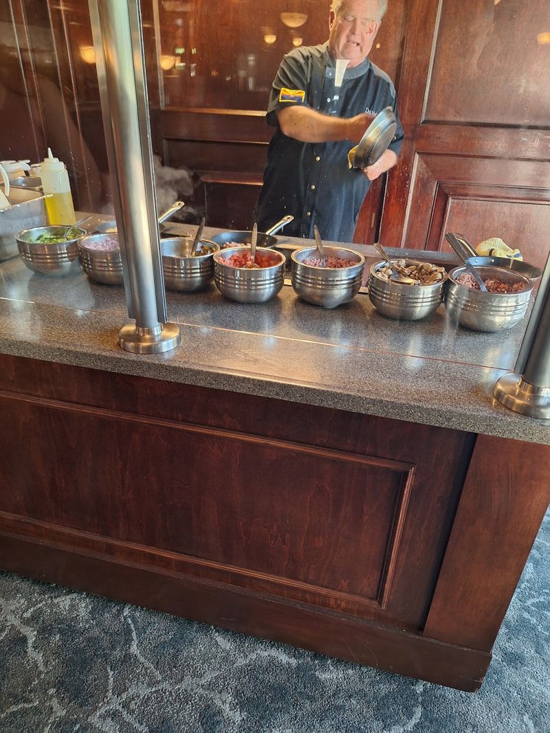 The Omelet Station That Steals the Show