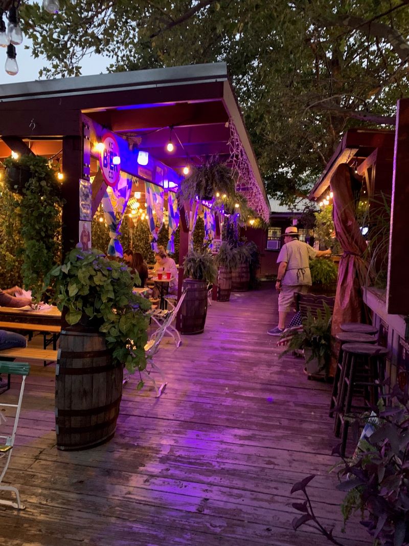The Outdoor Patio and the Atmosphere That Sets Cafe Bahnhof Apart The Outdoor Patio and the Atmosphere That Sets Cafe Bahnhof Apart