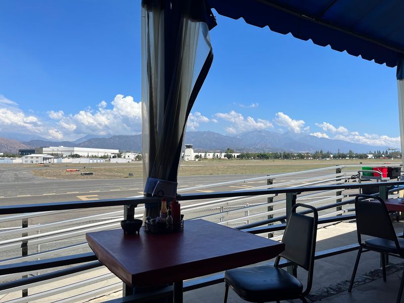 The Patio Where Planes Roll Right Past The Patio Where Planes Roll Right Past