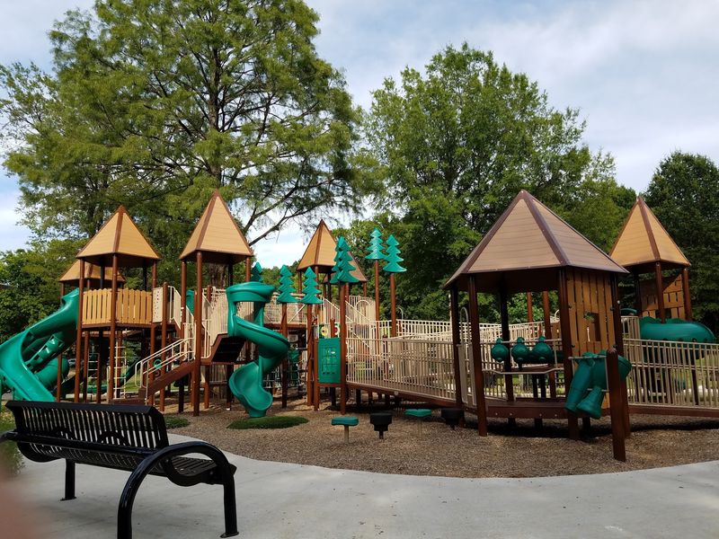 The Playground and Splash Pad Setup The Playground and Splash Pad Setup