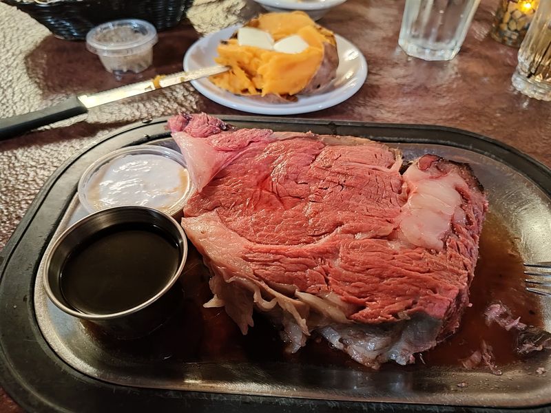 The Prime Rib That Barely Fits on the Plate