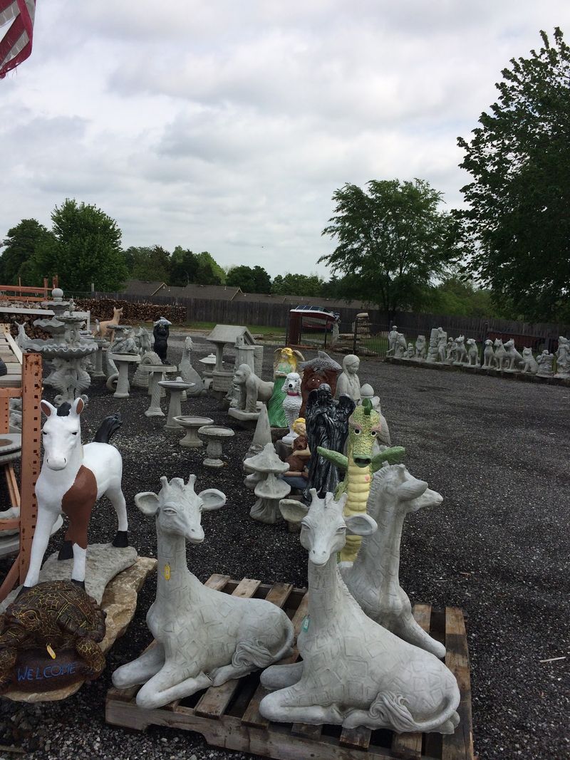The Range of Statues on Display