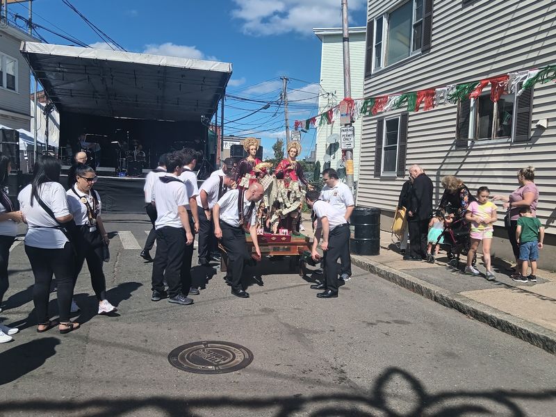 The Saint Parade Down The Middle Of The Street The Saint Parade Down The Middle Of The Street