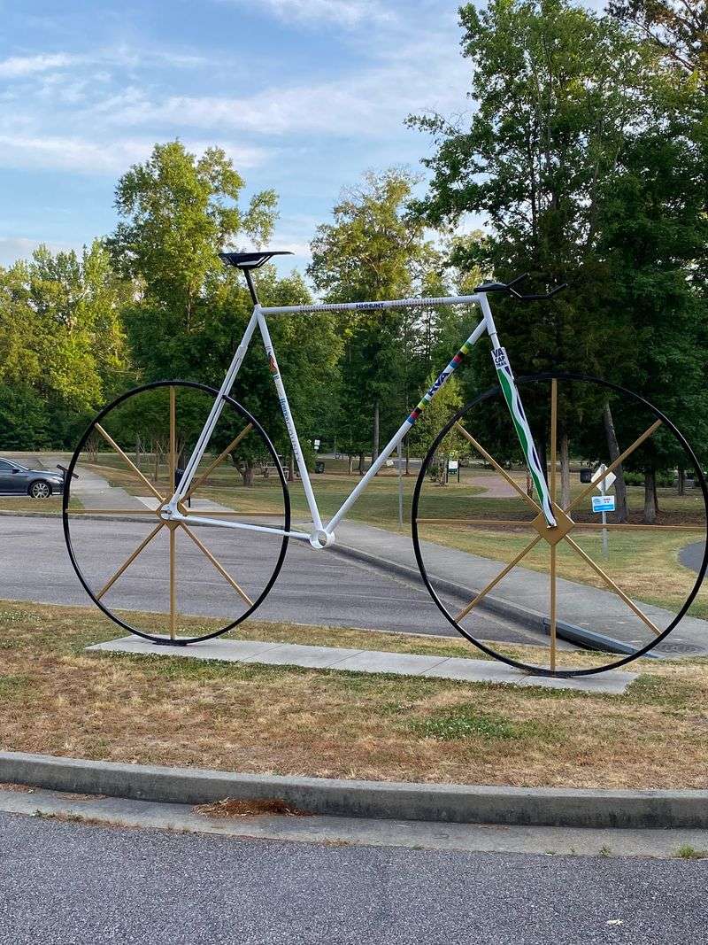The Spoke and Art Stop Along the Route