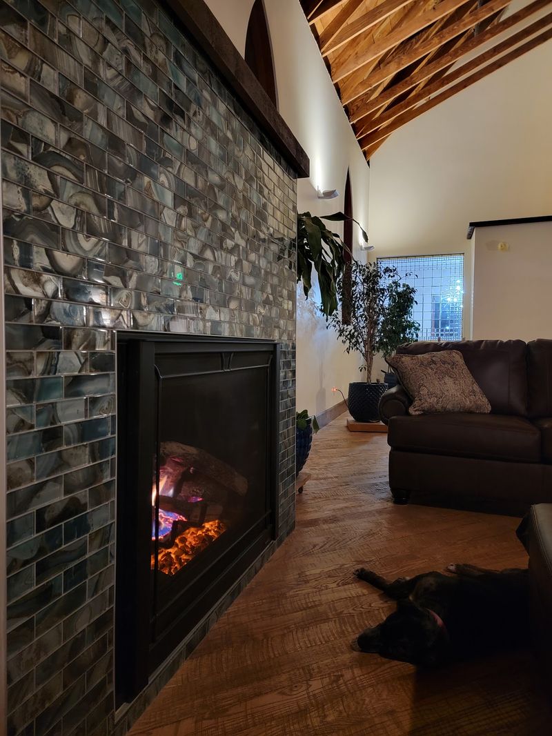 The Stained Glass and Wood Beams That Make Every Room Feel Like Art The Stained Glass and Wood Beams That Make Every Room Feel Like Art