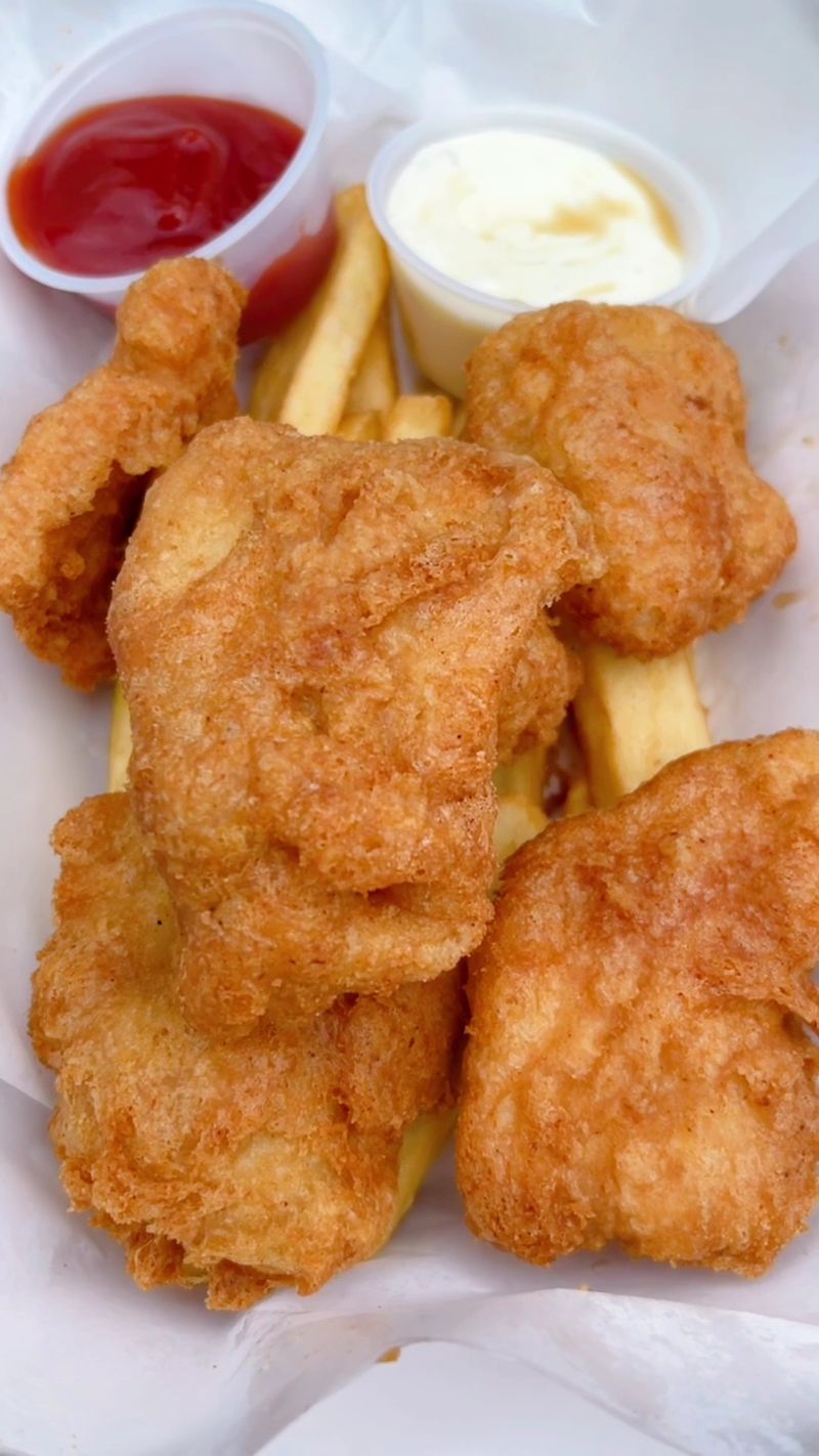 The Star of the Menu: Albacore Tuna Fish and Chips The Star of the Menu: Albacore Tuna Fish and Chips