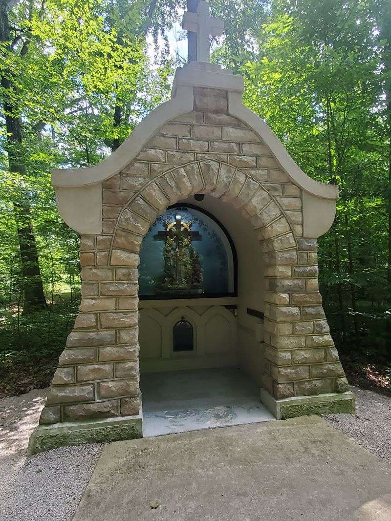 The Stations of the Cross Along the Woodland Path