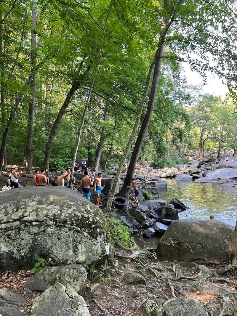 The Swimming Hole With a Rope Swing The Swimming Hole With a Rope Swing