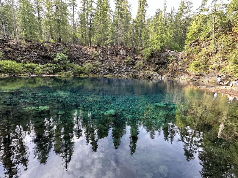 The Unreal Blue of the McKenzie River The Unreal Blue of the McKenzie River