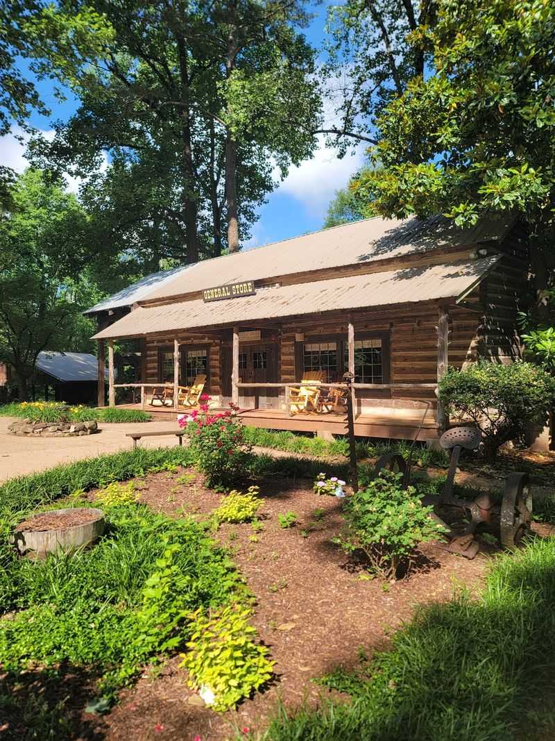 The Village, Glass Shop, and General Store